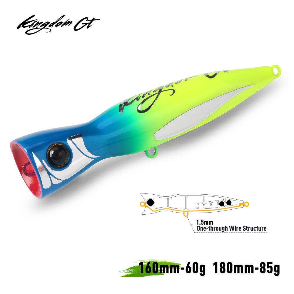 Fishing Lure Popper - 킹덤 GT 탑워터 포퍼 낚시 루어
