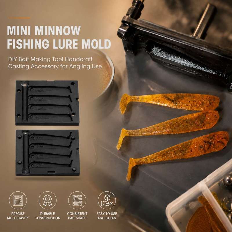 Fishing Lure Making Kit - 미니 미노우 낚시 미끼 몰드, DIY