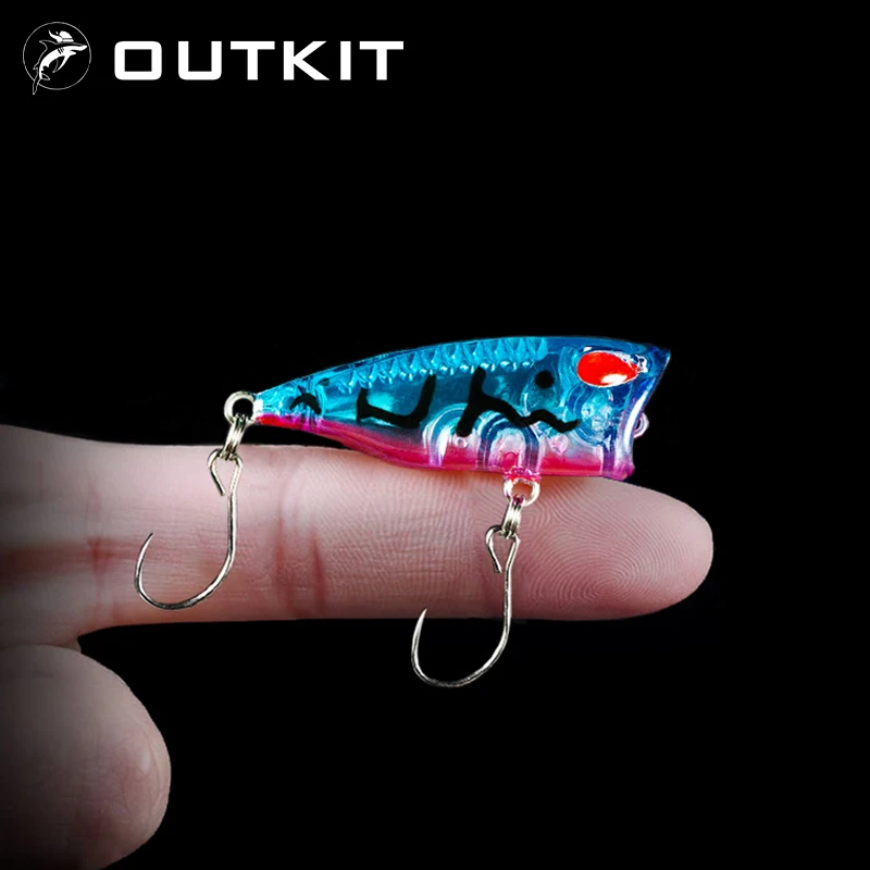 Fishing Lure Popper - 새로운 1pcs 4cm 3g 미니 포퍼