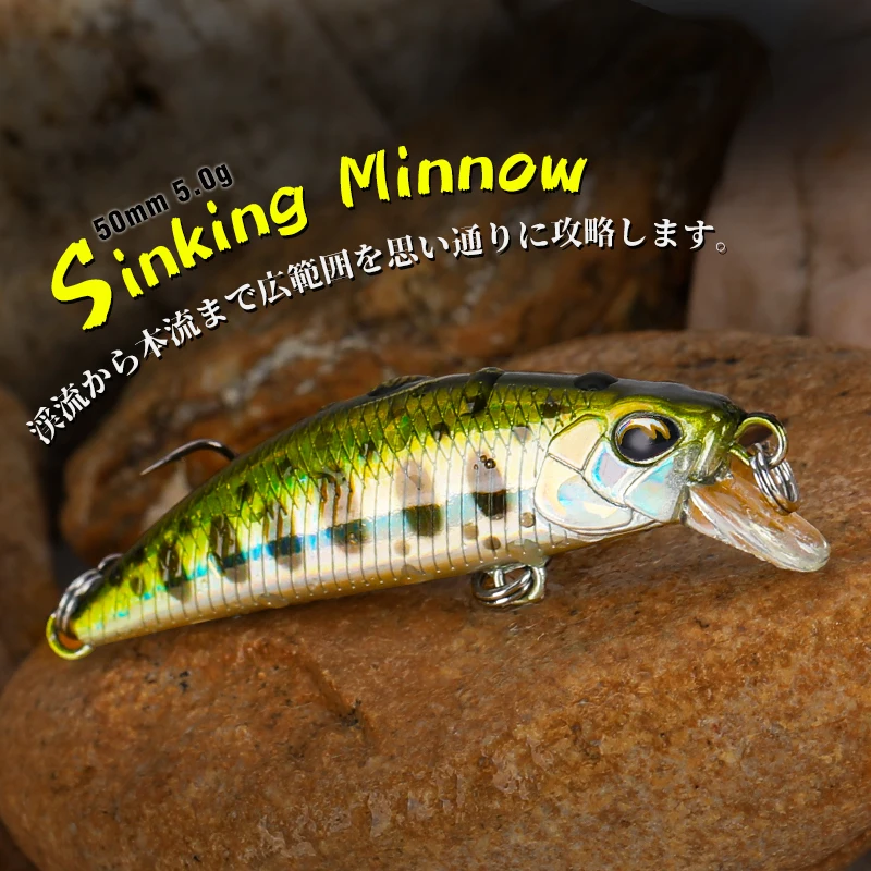 쓰리노야 싱킹 미노우 미니 하드 루어 DW63 50S  - Fishing Lure Crankbait 리뷰 및 가격