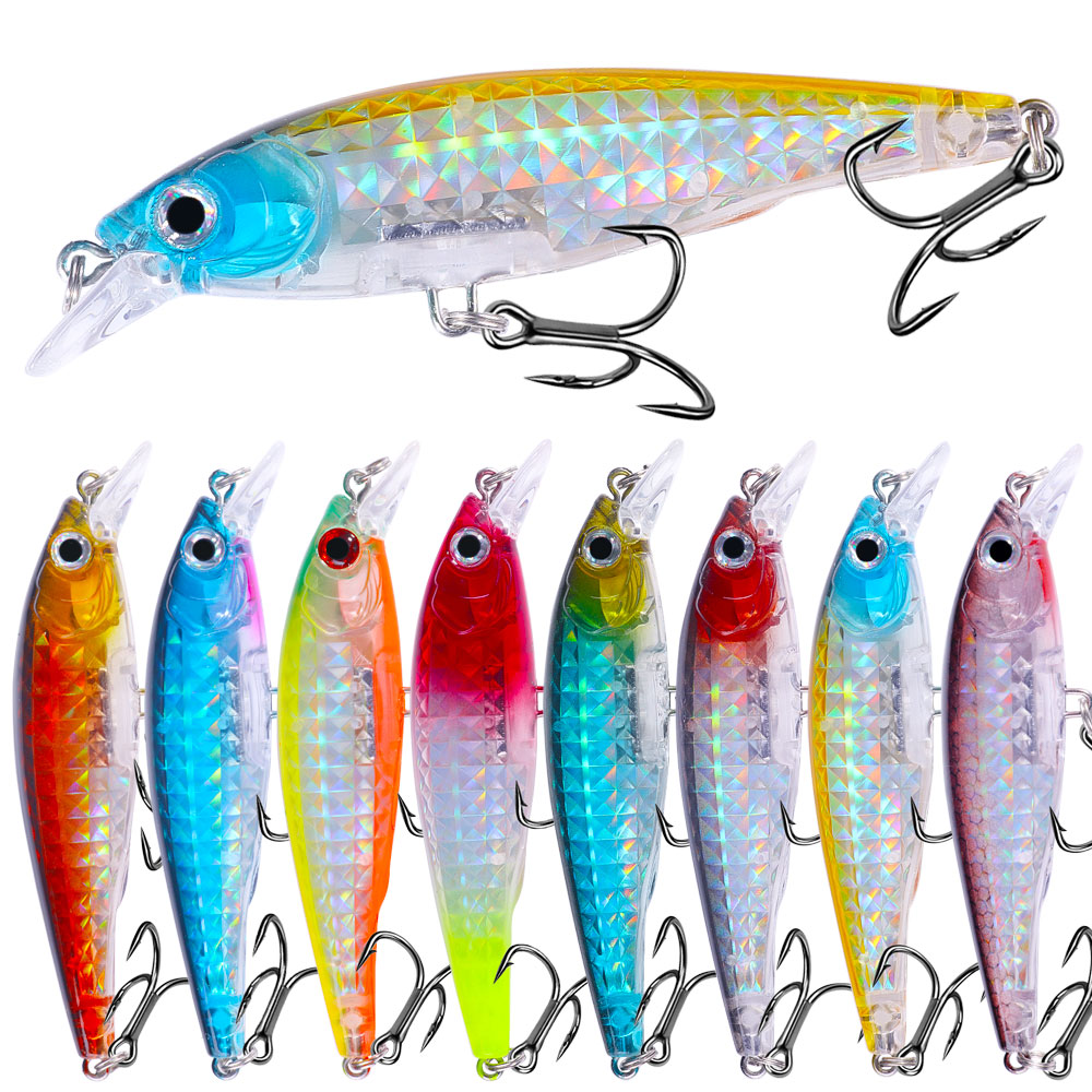 1pc 미노우 낚시 미끼 세트 9cm/3.54in 9. - Fishing Lure Jerkbait 리뷰 및 가격