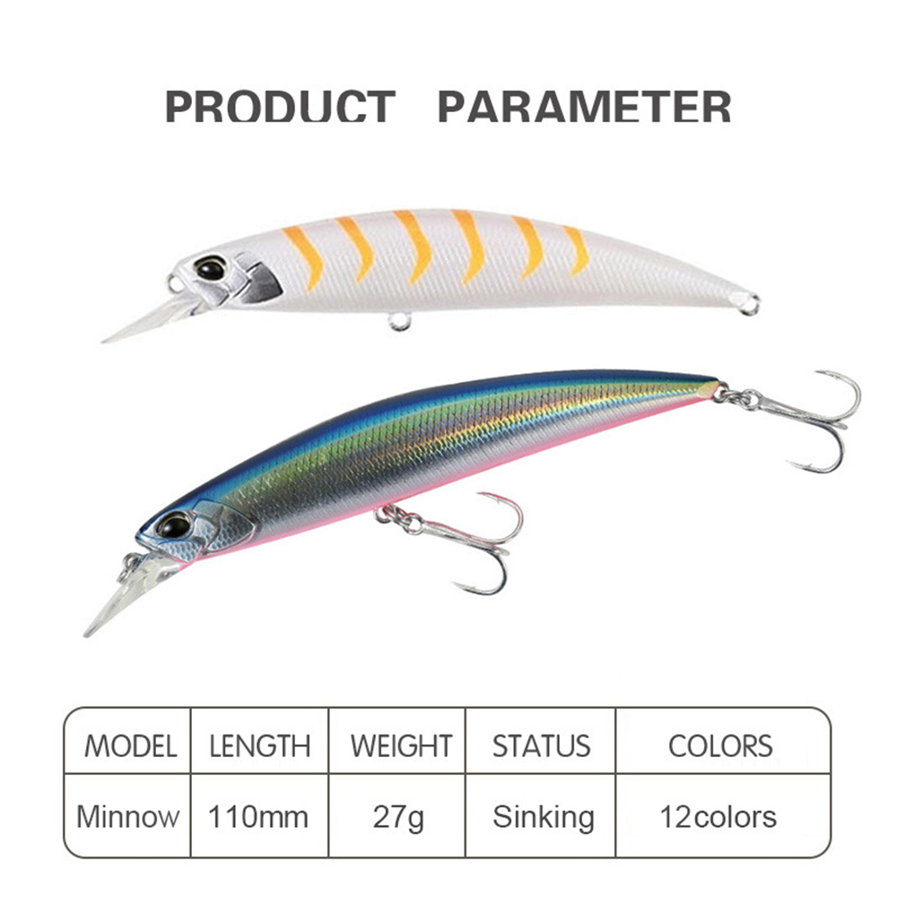 11cm 27g 낚시 미끼 미노우 워 블러 롱 캐스트  - Fishing Lure Jerkbait 리뷰 및 가격