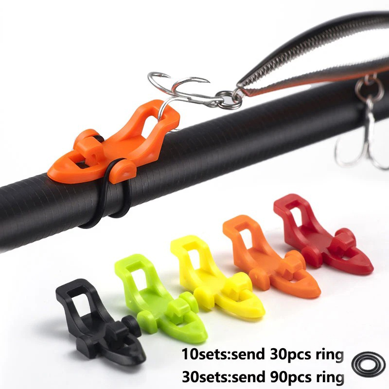 10-30개 낚싯대 훅 키퍼 루어 미끼 홀더 루어 액세 - Fishing Lure Jig 리뷰 및 가격