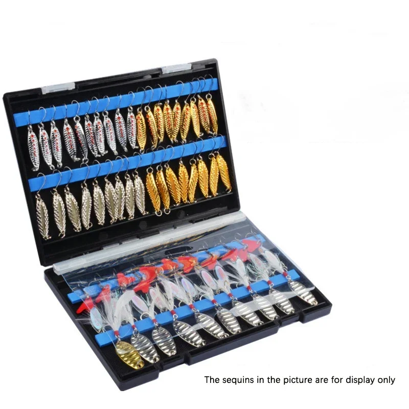 휴대용 양면 낚시 도구 상자, 금속 스피너, 스푼형 루 - Fishing Lure Spinnerbait 리뷰 및 가격
