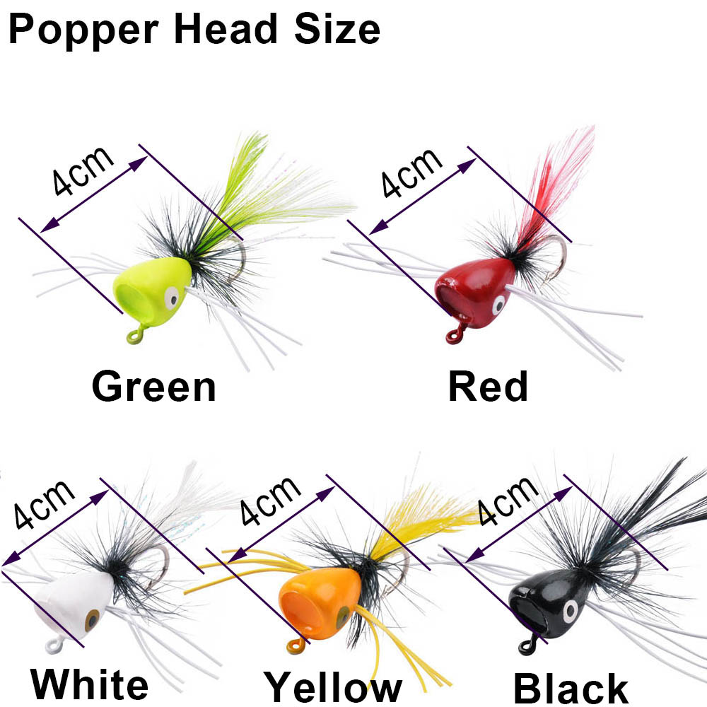 20Pcs 플로팅 플라이 지그 낚시 미끼 키트 캐스팅  - Fishing Lure Popper 리뷰 및 가격